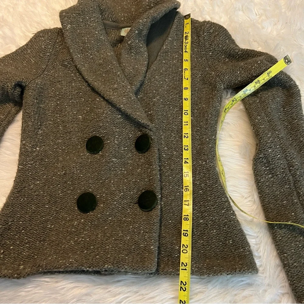 Anthropologie Olive Green Wool Blend Blazer - Picture 11 of 12